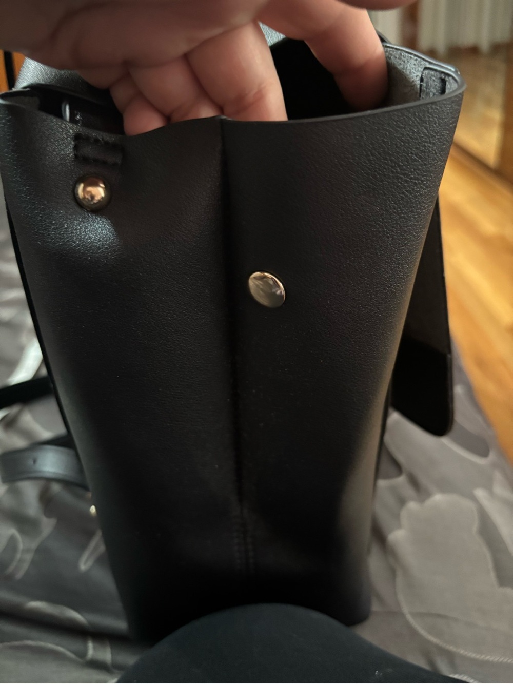 ASOS black backpack - Picture 8 of 9